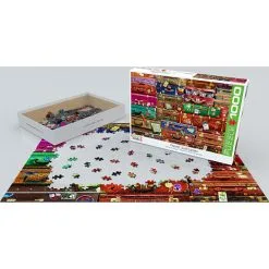 Eurographics Puslespil Travel Suitcases - 1000 Brikker -Konstruktionslegetøj butik 37ae4453 b203 4ffb 909f 3d93568d7bce
