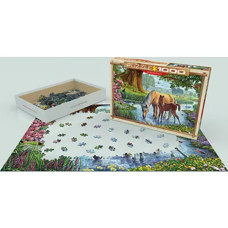 Eurographics Puslespil Fell Ponies - 1000 Brikker 4 Eurographics Puslespil Fell Ponies - 1000 Brikker - Billede 2