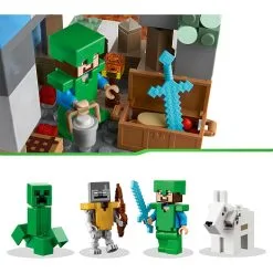 LEGO Minecraft 21243 De Frosne Tinder -Konstruktionslegetøj butik 398559bbb387aab53329e93b14fa9147