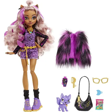 Monster High Dukke - Clawdeen Wolf 4 Monster High Dukke - Clawdeen Wolf - Billede 2