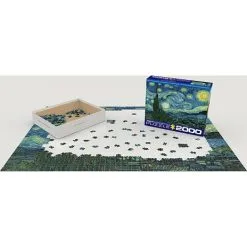 Eurographics Puslespil Starry Night By Van Gogh - 2000 Brikker -Konstruktionslegetøj butik 3b0afd8e 7856 481b a317 b96c69e77c4c