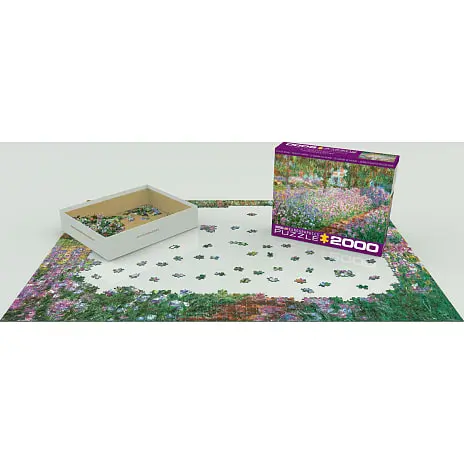 Eurographics Puslespil Monet's Garden By Claude Monet - 2000 Brikker 5 Eurographics Puslespil Monet's Garden By Claude Monet - 2000 Brikker - Billede 3