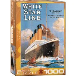 Eurographics Puslespil White Star Line Titanic - 1000 Brikker