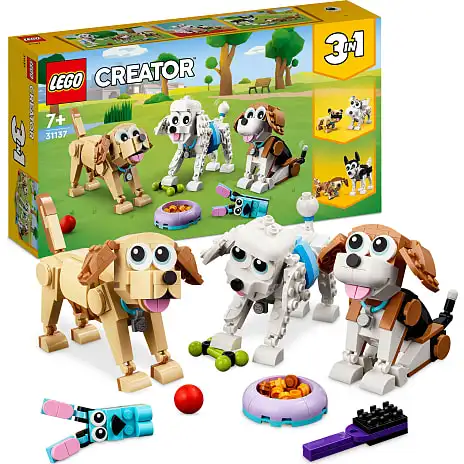 LEGO Creator 3-i-1 Bedårende Hunde 31137 3 LEGO Creator 3-i-1 Bedårende Hunde 31137