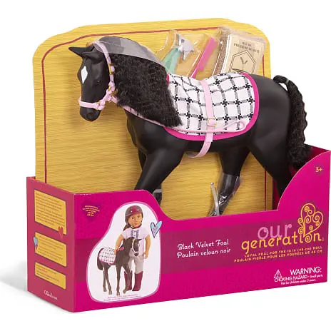 Our Generation Black Velvet Føl 5 Our Generation Black Velvet Føl - Billede 3