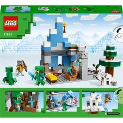 LEGO Minecraft 21243 De Frosne Tinder -Konstruktionslegetøj butik 3df50a9f530d3375edc2f4e3088511a3