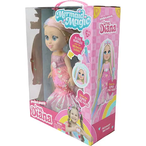 Love Diana Havfrue Dukke - 33 Cm 5 Love Diana Havfrue Dukke - 33 Cm - Billede 3