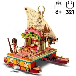 LEGO 43210 Disney Vaianas Vejfinderbåd -Konstruktionslegetøj butik 40bd01b63f6479b2d584726fb3f71288