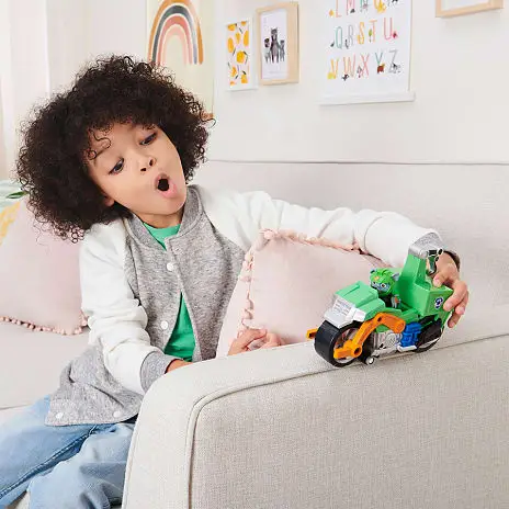 Paw Patrol Moto Pups Deluxe - Rocky 4 Paw Patrol Moto Pups Deluxe - Rocky - Billede 2