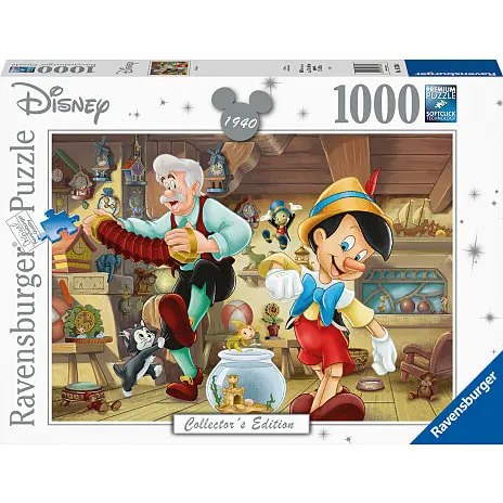 Ravensburger, Pinocchio Puslespil - 1000 Brikker 3 Ravensburger, Pinocchio Puslespil - 1000 Brikker