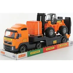 Polesie Lastbil Trailer Medgaffeltruck 750x230x345mm -Konstruktionslegetøj butik 40f19cc9 dca4 4bd9 9029 d35439f2d352