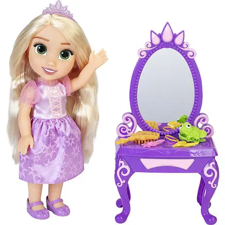 Disney Princess Rapunzel-dukke Og Sminkebord 3 Disney Princess Rapunzel-dukke Og Sminkebord