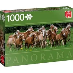 Jumbo Puslespil Haflinger Horses - 1000 Panorama