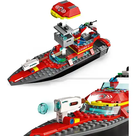 LEGO City 60373 Brandvæsnets Redningsbåd 4 LEGO City 60373 Brandvæsnets Redningsbåd - Billede 2