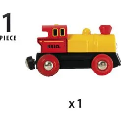 BRIO 33594 Batteridrevet Tovejs Lokomotiv, Rødt/gult -Konstruktionslegetøj butik 449a23a4 84ff 42e1 a2e9 5ba69b557a6c