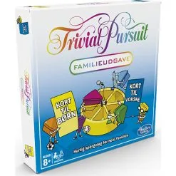 Hasbro Gaming Trivial Pursuit Familie Udgave -Konstruktionslegetøj butik 46c636366f29bb9cd0c848b1b754fb1b