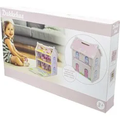 Andre Mærker Mini Trædukkehus Inkl. 7 Møbler -Konstruktionslegetøj butik 47684ef9 6e9d 45b4 8c40 980ce9cad663