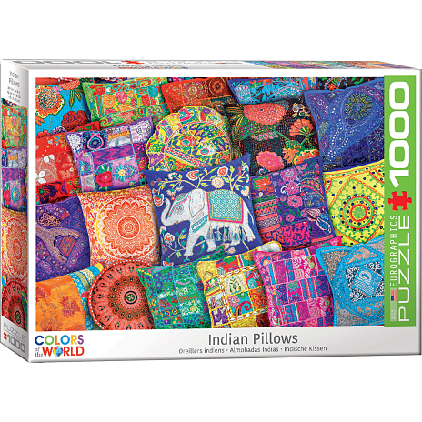 Eurographics Puslespil Indian Pillows - 1000 Brikker 3 Eurographics Puslespil Indian Pillows - 1000 Brikker