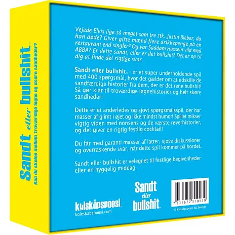 Andre Mærker Sandt Eller Bullshit 4 Andre Mærker Sandt Eller Bullshit - Billede 2