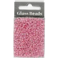 Andre Mærker Rocaiperler Pinkkerne 25g Hulst 0,6-1,0