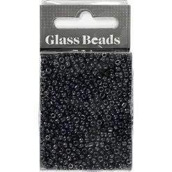 Andre Mærker Rocaiperler Sortmetal 25g Hulst. 0,6-1,0