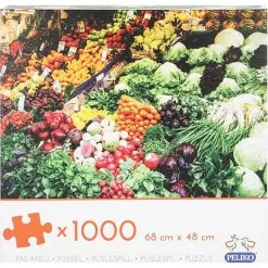 Peliko Puslespil Grøntsagsmarked - 1000 Brikker
