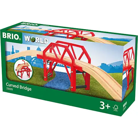 BRIO 33699 Bro Med Opfartsskinner 3 BRIO 33699 Bro Med Opfartsskinner