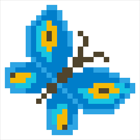 Diamond Dotz Sommerfugl 4 Diamond Dotz Sommerfugl - Billede 2