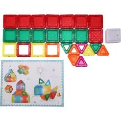Lil'Tot Magnatix Med Lys - 27 Stk. -Konstruktionslegetøj butik 53846f45f4e2f783d01d7a23bd39e3f4