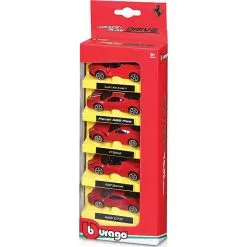 Burago Ferrari Biler 5-pak 1:64