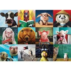 Eurographics Puslespil Funny Animals 1000 Brikker -Konstruktionslegetøj butik 53d39e49 d04a 4dfd a0d6 9191143b248f