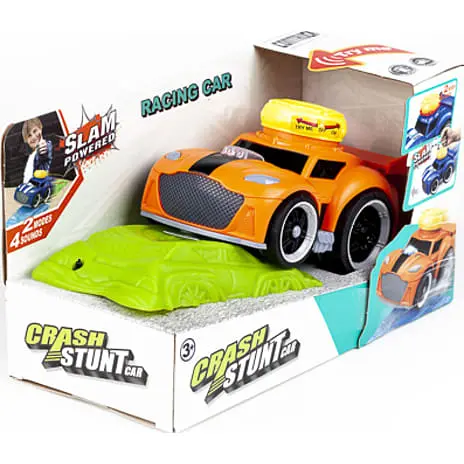 Contruck Crash Stunt Car Med Lys 4xlyd & Try Me Orange 4 Contruck Crash Stunt Car Med Lys 4xlyd & Try Me Orange - Billede 2