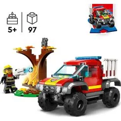 LEGO City 60393 Firhjulstrukket Redningsvogn -Konstruktionslegetøj butik 57767f426796df20b0b214eb747183c9
