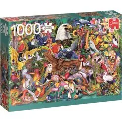 Jumbo Puslespil Animal Kingdom - 1000 Brikker Premium Collection
