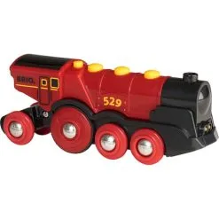 BRIO 33592 Stort, Rødt Lokomotiv, B/O -Konstruktionslegetøj butik 591c3f58 b155 4d3b b4c0 6a2d5d8256c1