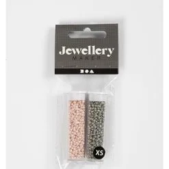 Andre Mærker Rocaiperler - Rosa Og Lysegrå