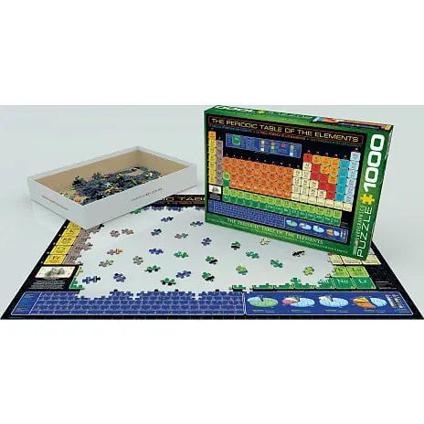 Eurographics Puslespil Periodic Table Of The Elements - 1000 Brikker 4 Eurographics Puslespil Periodic Table Of The Elements - 1000 Brikker - Billede 2