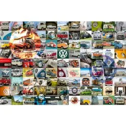 Ravensburger, Jan Van Haasteren 99 VW Bulli Moments Puslespil, 3000 Brikker -Konstruktionslegetøj butik 5c8a9d68 bb8c 40a8 9e88 d08b6b50aafc