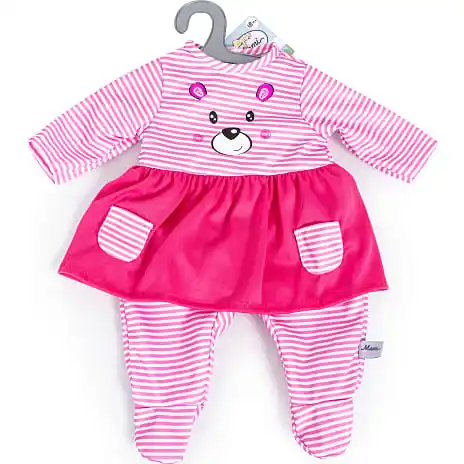 Mami Baby Dukketøj - Pink Kjole 3 Mami Baby Dukketøj - Pink Kjole