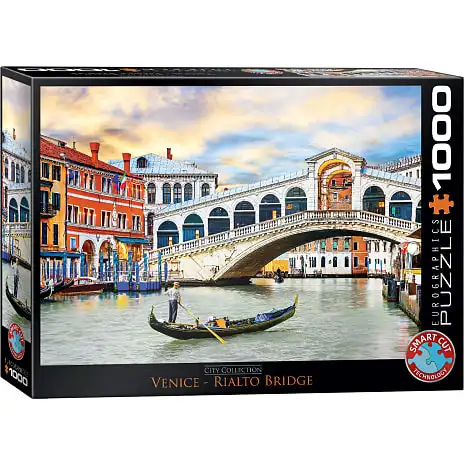 Eurographics Puslespil Grand Canal Venice - 1000 Brikker 3 Eurographics Puslespil Grand Canal Venice - 1000 Brikker