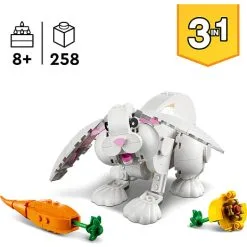 LEGO Creator 31133 3-i-1 Hvid Kanin -Konstruktionslegetøj butik 5ede818f29ad72e87d7f7be914333726