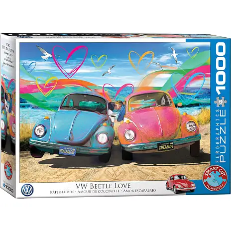 Eurographics Puslespil Beetle Love - 1000 Brikker 5 Eurographics Puslespil Beetle Love - 1000 Brikker - Billede 3