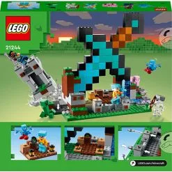 LEGO Minecraft 21244 Sværd Forposten -Konstruktionslegetøj butik 602475a4ed23703eebdf9602875c1249