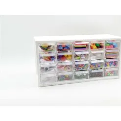 Andre Mærker Hobbykommode M. 20 Skuffer - Hvid