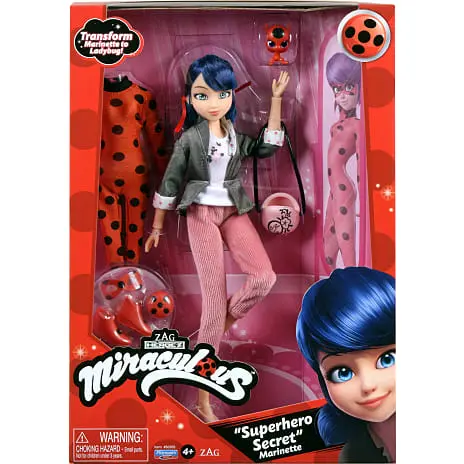 Miraculous Ladybug Modedukke Med 2 Sæt Tøj 4 Miraculous Ladybug Modedukke Med 2 Sæt Tøj - Billede 2