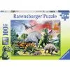 Ravensburger, Blandt Dinosaurerne Puslespil Med 100 Brikker 1 Ravensburger, Blandt Dinosaurerne Puslespil Med 100 Brikker -Konstruktionslegetøj butik 6445eda0 ee8d 44ad 9544 826c5903883a