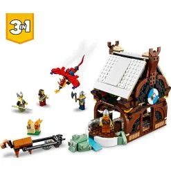 LEGO® Creator 3-i-1 Vikingeskib Og Midgårdsormen 31132 -Konstruktionslegetøj butik 651e6dcb 2842 4933 bab9 772fedc5a2a4