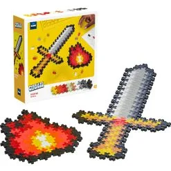 PLUS-PLUS Plus Plus Puslespil - Sværd- Og Flamme