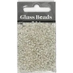 Andre Mærker Rocaiperler, Sølv 25g Hulstr. 0,6-1,0 Mm