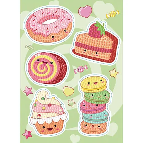 1CONZEPT Diamond Art Stickers 13x18 Cm - Kager 4 1CONZEPT Diamond Art Stickers 13x18 Cm - Kager - Billede 2